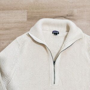 PATAGONIA BEIGE KNIT PULLOVER Sold on another platform!!